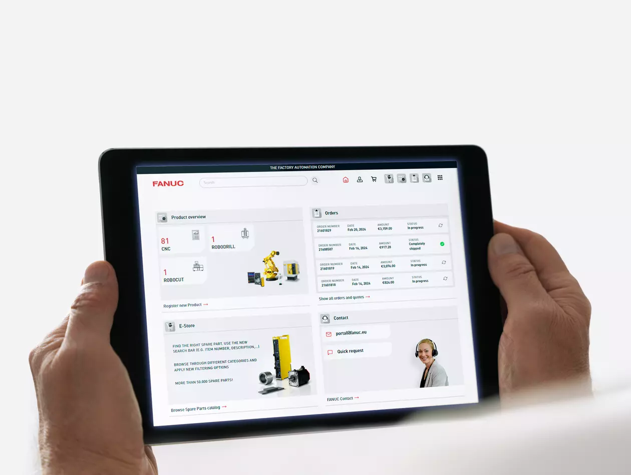 Fanuc Portal clean image for global website