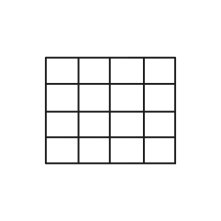 Icon for Calibrated Grid. SVG.