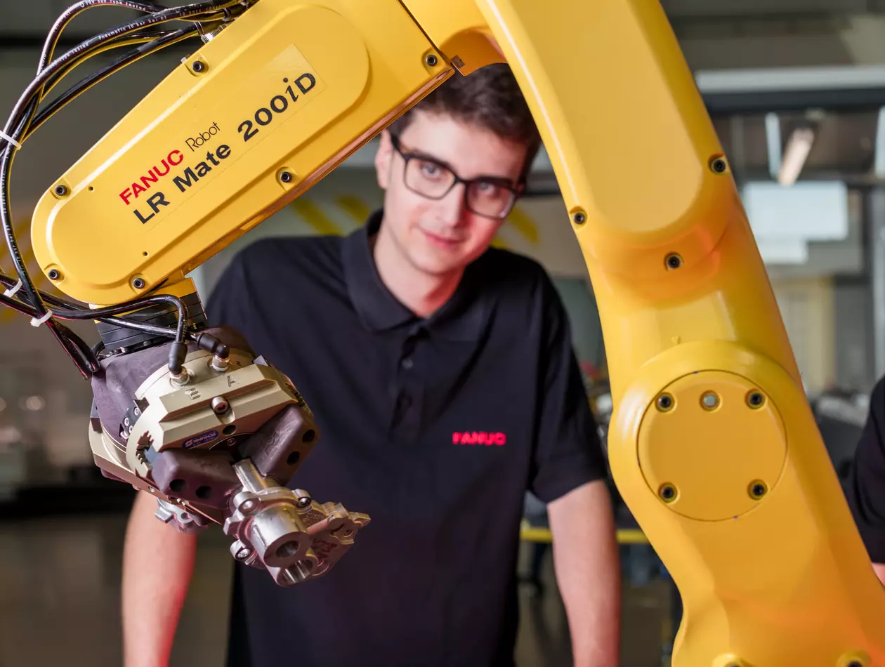 Human resources / apprentice photo with person. High resolution.