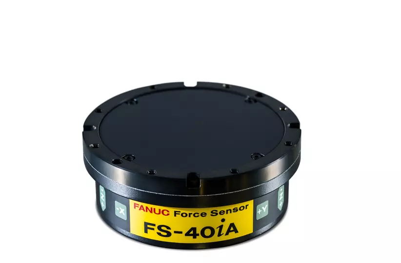 FANUC Force Sensor FS-40iA to measure force and torque in six dimensions.