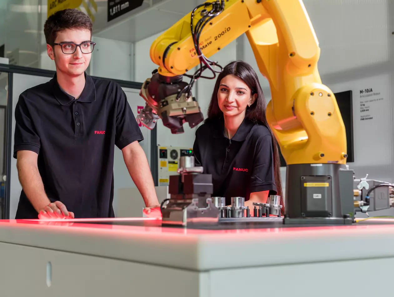 Human resources / apprentice photo with person. High resolution.