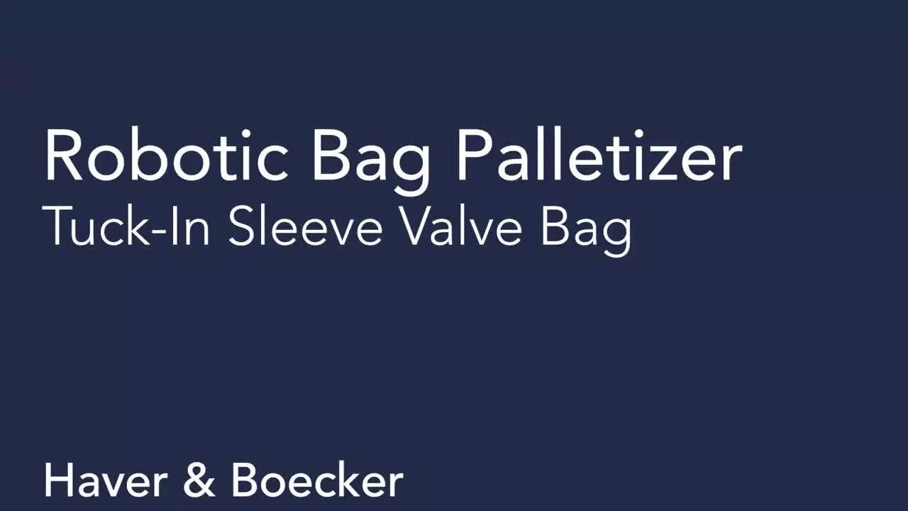 Robotic Bag Palletizer