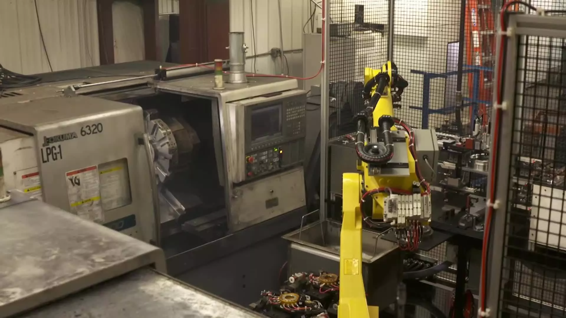 Robotic Lathe Machine Tending and Inspection