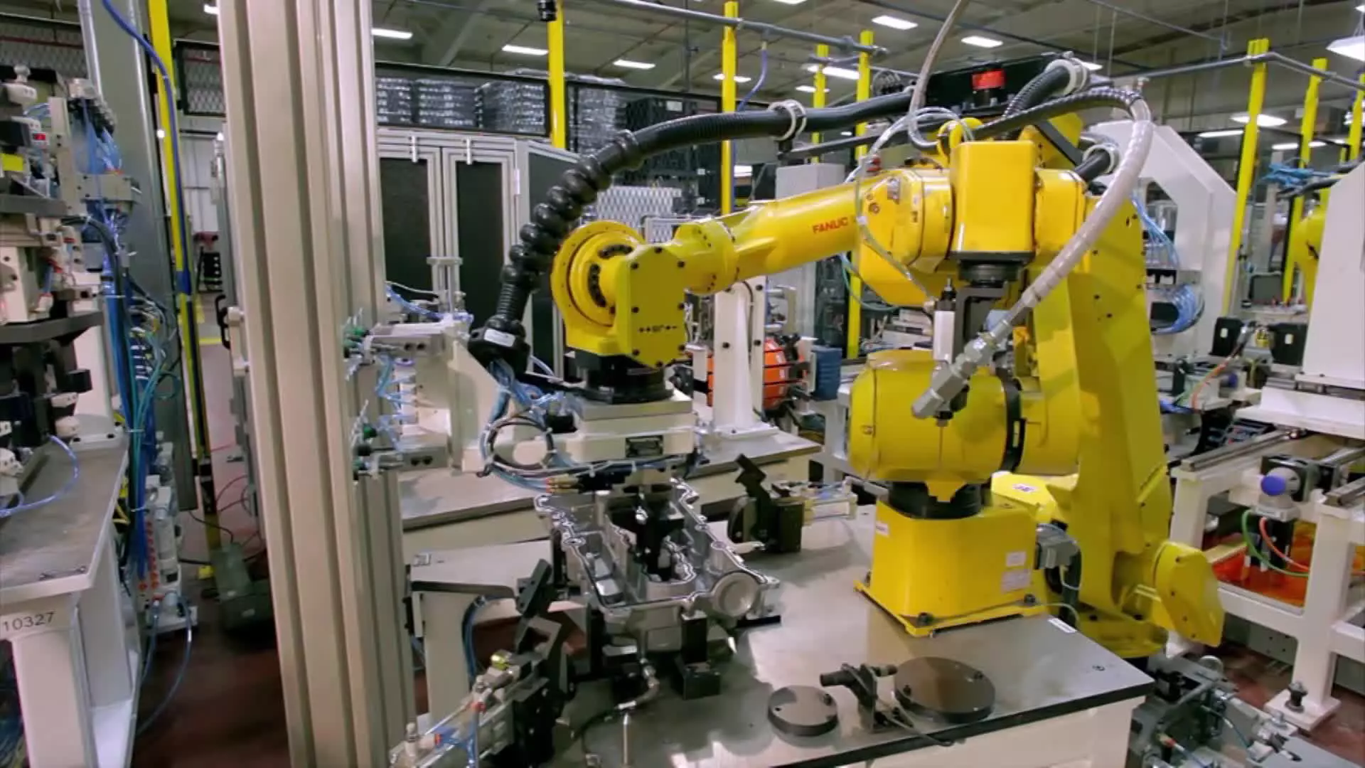 Multi-Robot Engine Cover Robotic Assembly System