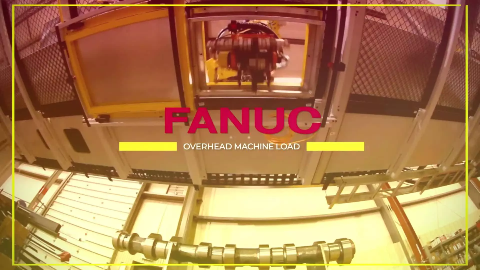 FANUC "Flying Robots" in Camshaft Machining Center