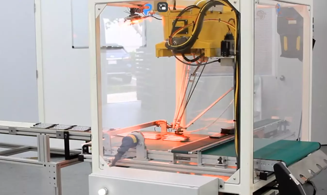 Robô de recolha de doces