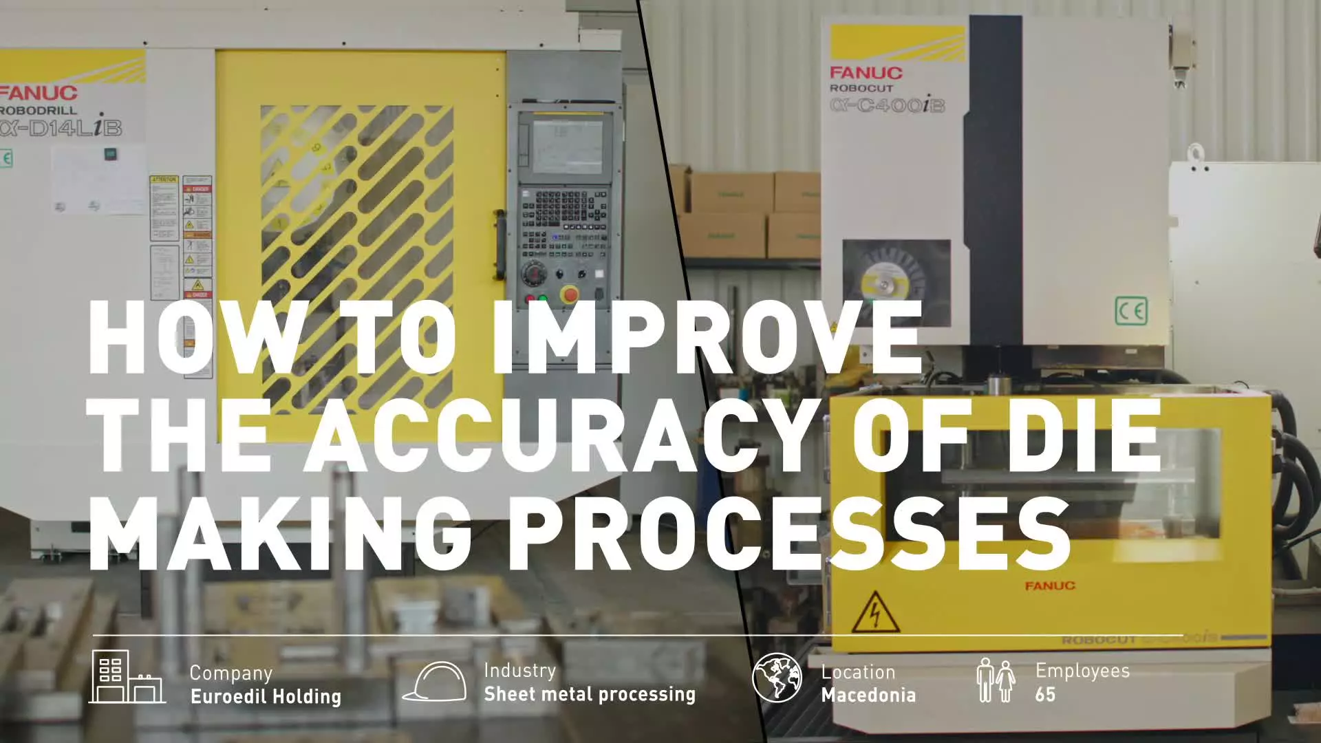 Success story about successful implementation of FANUC ROBOCUT α-C400iB wire-cut electric discharge machine and a FANUC ROBODRILL α-D14LiB vertical machining centre at Euroedil. With the new FANUC machines, EUROEDIL has increased its cutting rate and throughput. Moreover, the accuracy and precision of the company’s die-cutting tools have improved noticeably.