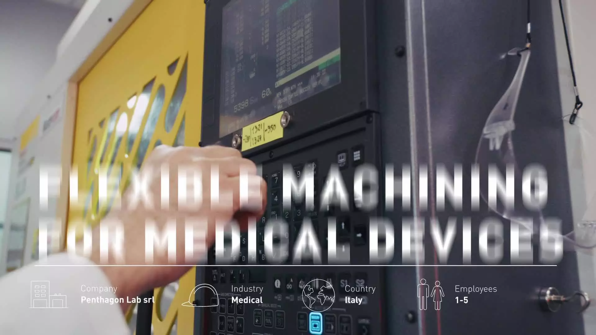 Phentagon Lab case study video - English
The Italian specialist in dental implantology has enhanced its machining capabilities with FANUC ROBODRILL. The investment is enabling the company to achieve faster production, greater flexibility and consistently high quality when manufacturing complex dental solutions from demanding materials.