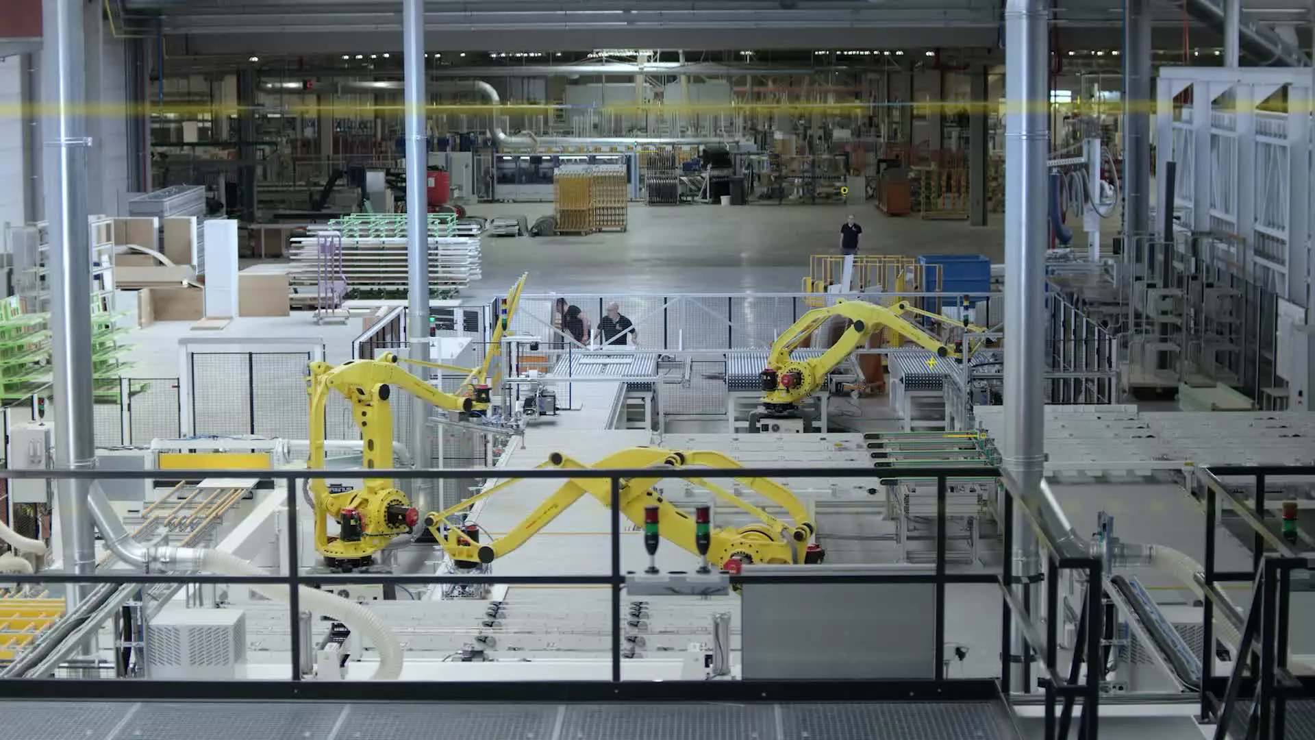 This video is about the Belgium based high-quality custom kitchen producer Dovy KEUKENS, which has been using FANUC robots for around 10 years. Using them for several different applications such as paint and pick and place solutions they were able to increase production quality and quantity of their products.