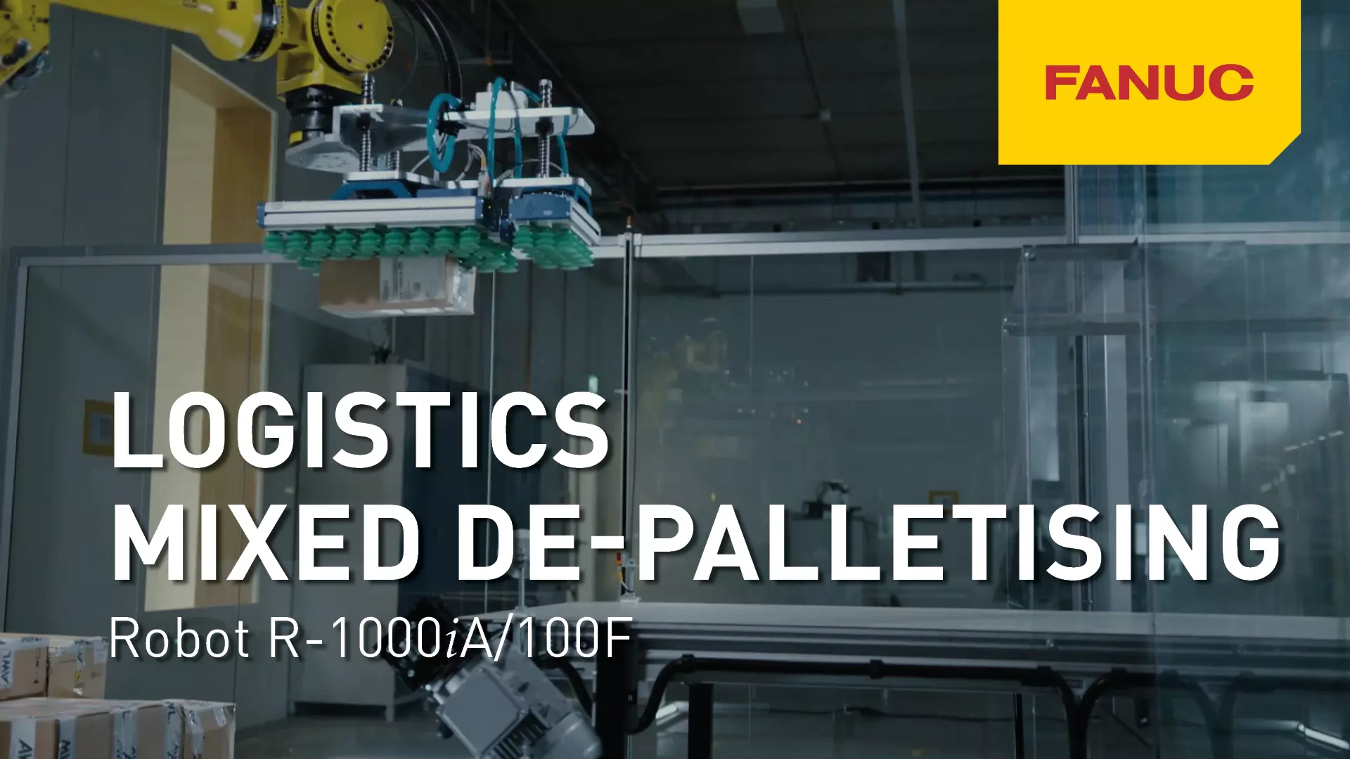 Palettisation mixte avec le R-1000