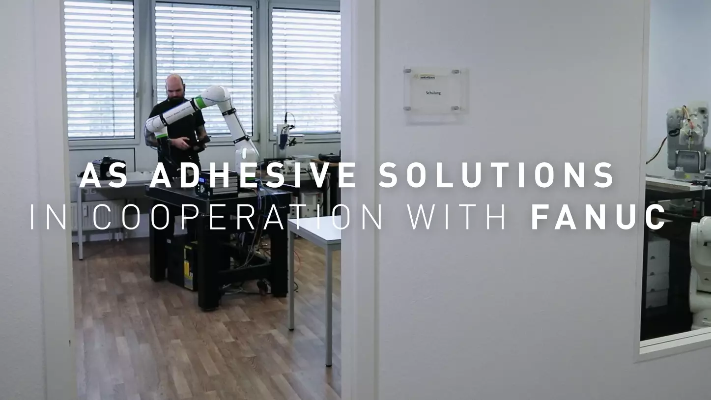 FANUC success story about successful implementation of a collaborative robot CRX-10iA at the German company AS Adhesive Solutions