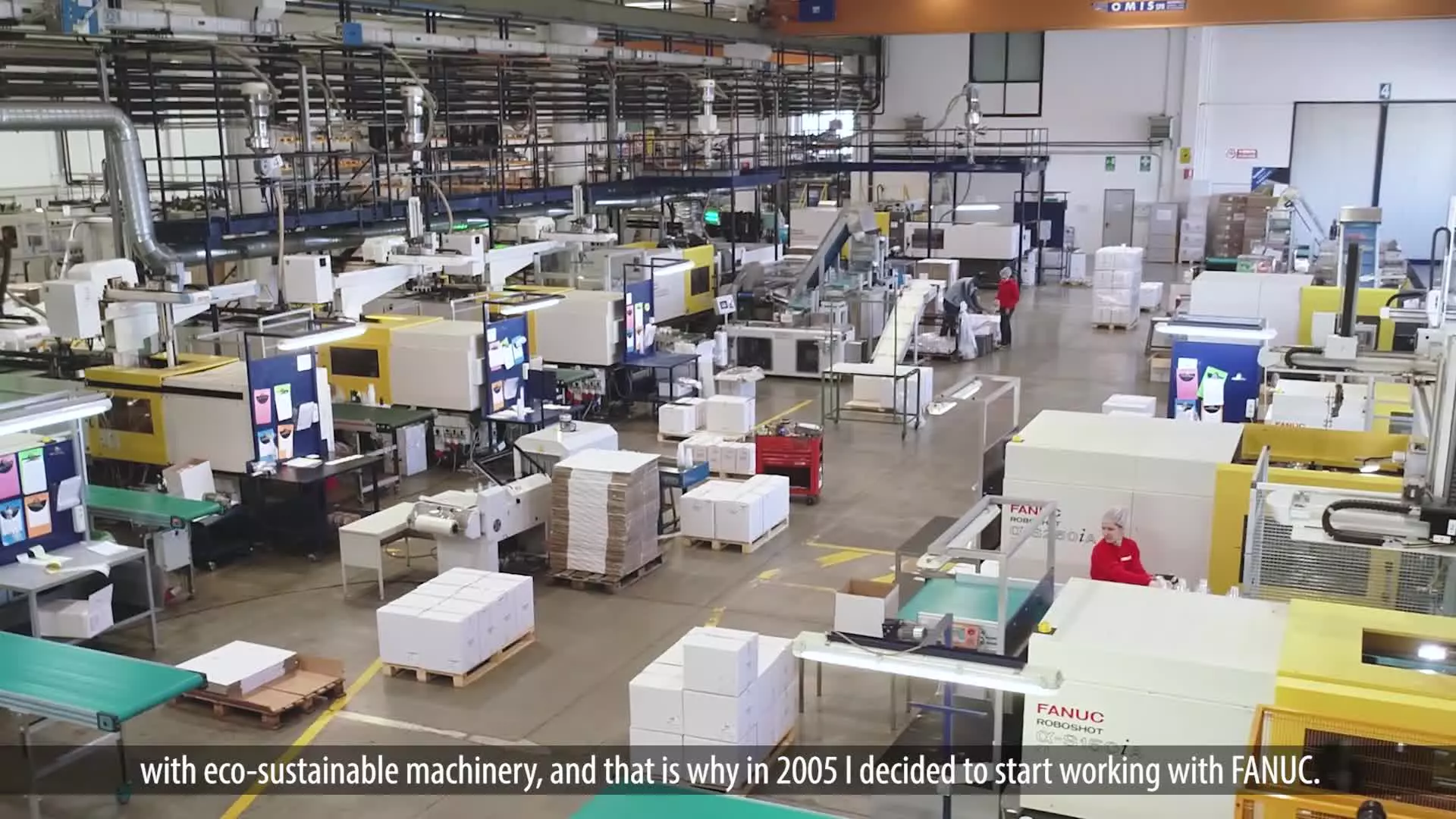 Success story of successful implementation of FANUC ROBOSHOT (injection moulding machines) at the Italian company Poloplast.