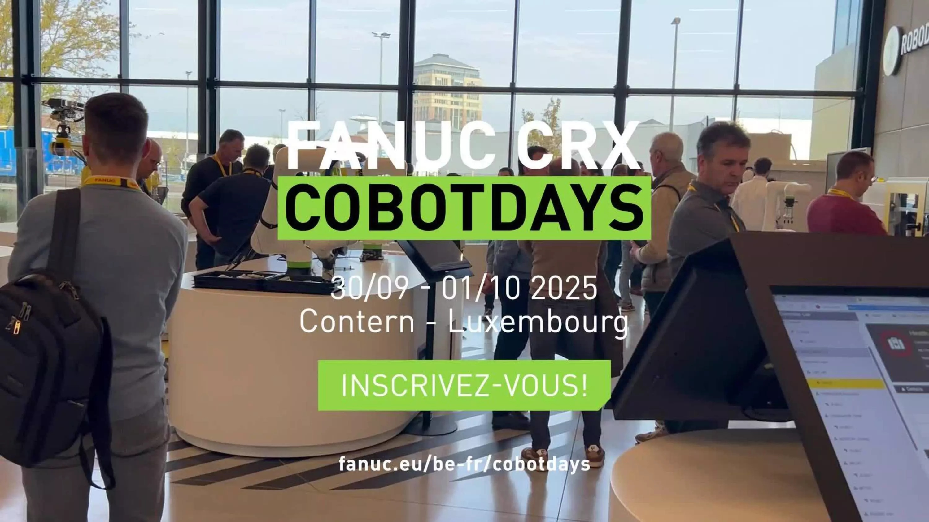 Former event impressions video to promote CobotDays in Contern
USE ONLY FOR THE CAMPAIGN - DO NOT USE